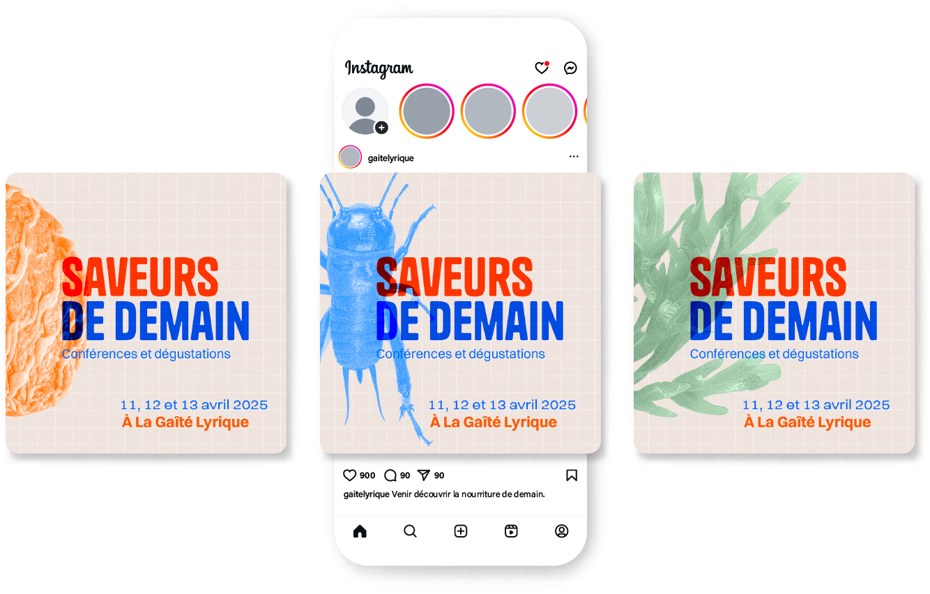 Affiche Saveurs de demain